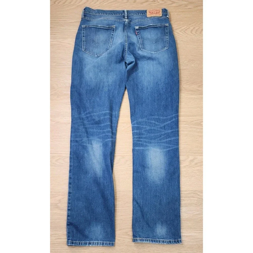 Levis 541 Jeans Mens 34x34 Straight Leg Denim Blue Work Farm Rodeo Comfort Denim